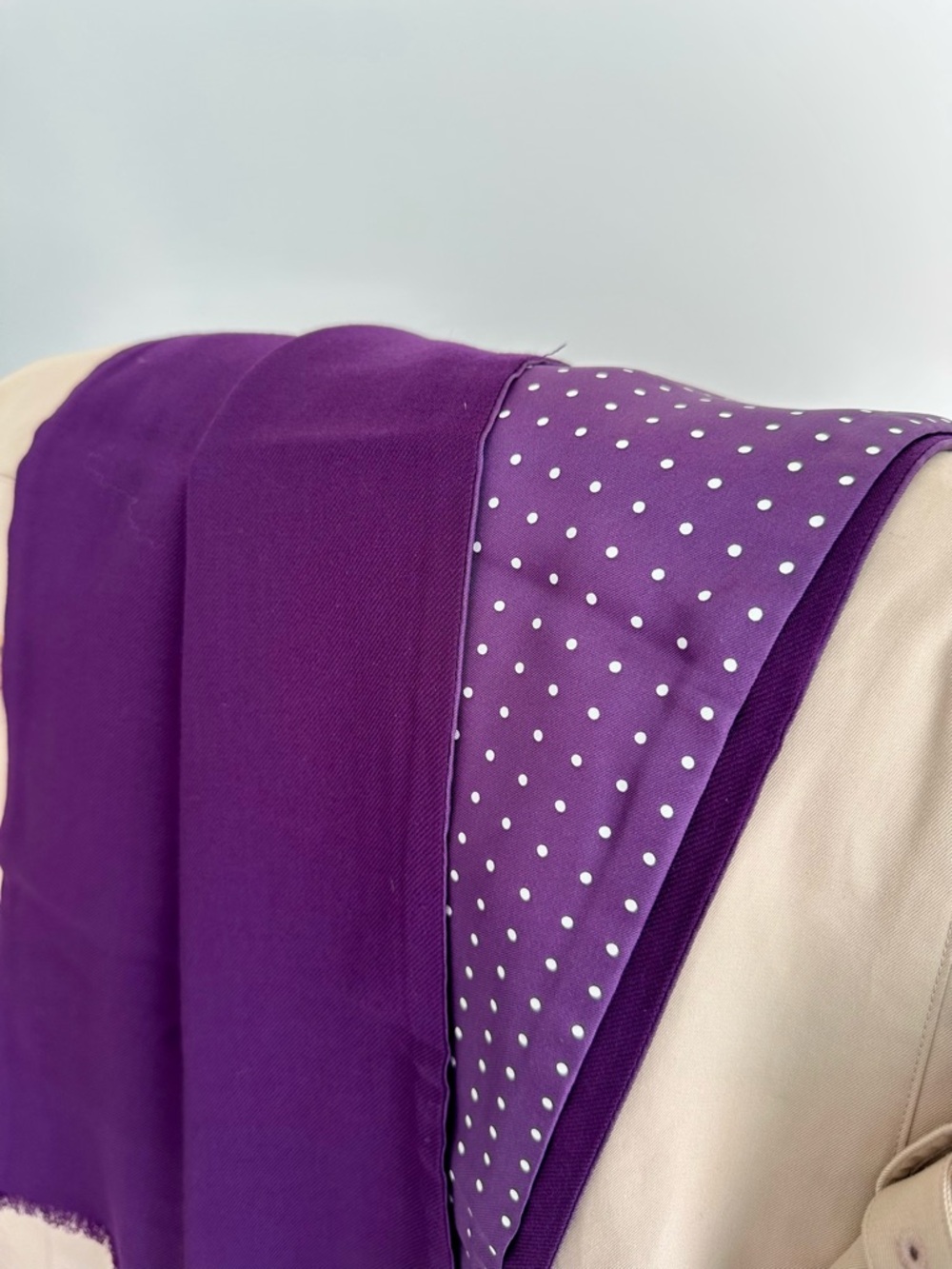 Charles Tyrwhitt Purple Polka Dot Scarf